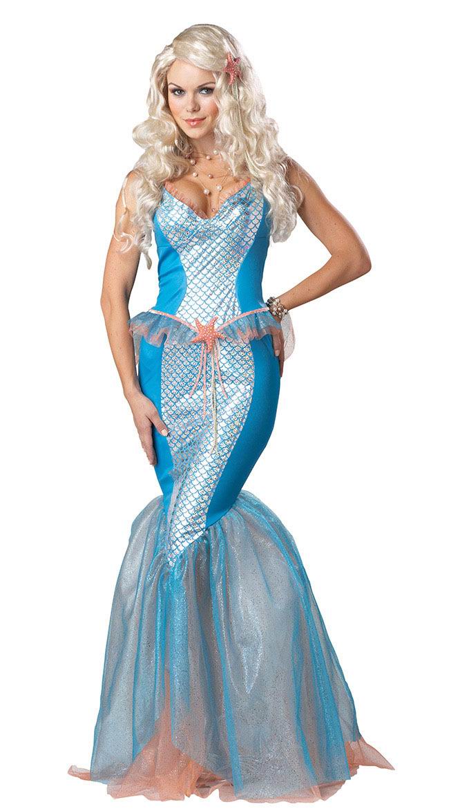 F1442 Sea Siren Mermaid Costume